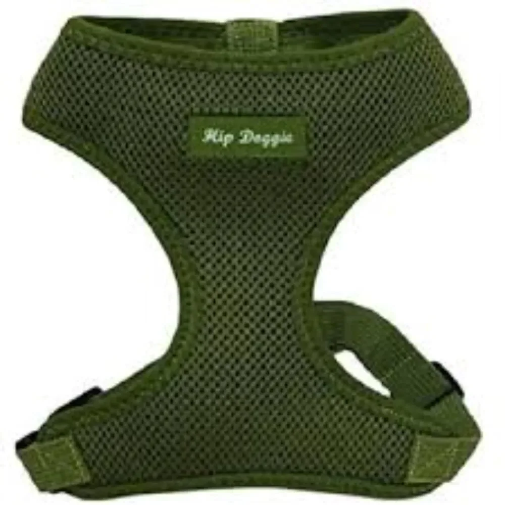 Ultra Comfort Pet Mesh Harness Vest - Olive - Sz Sm